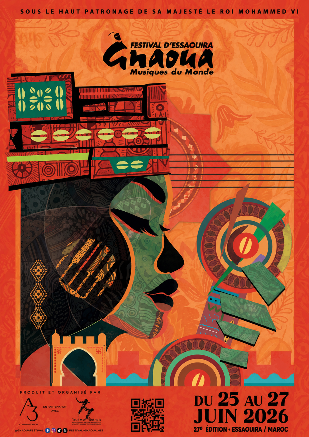 Festival Gnaoua 2026 : Essaouira vibre du 25 au 27 juin